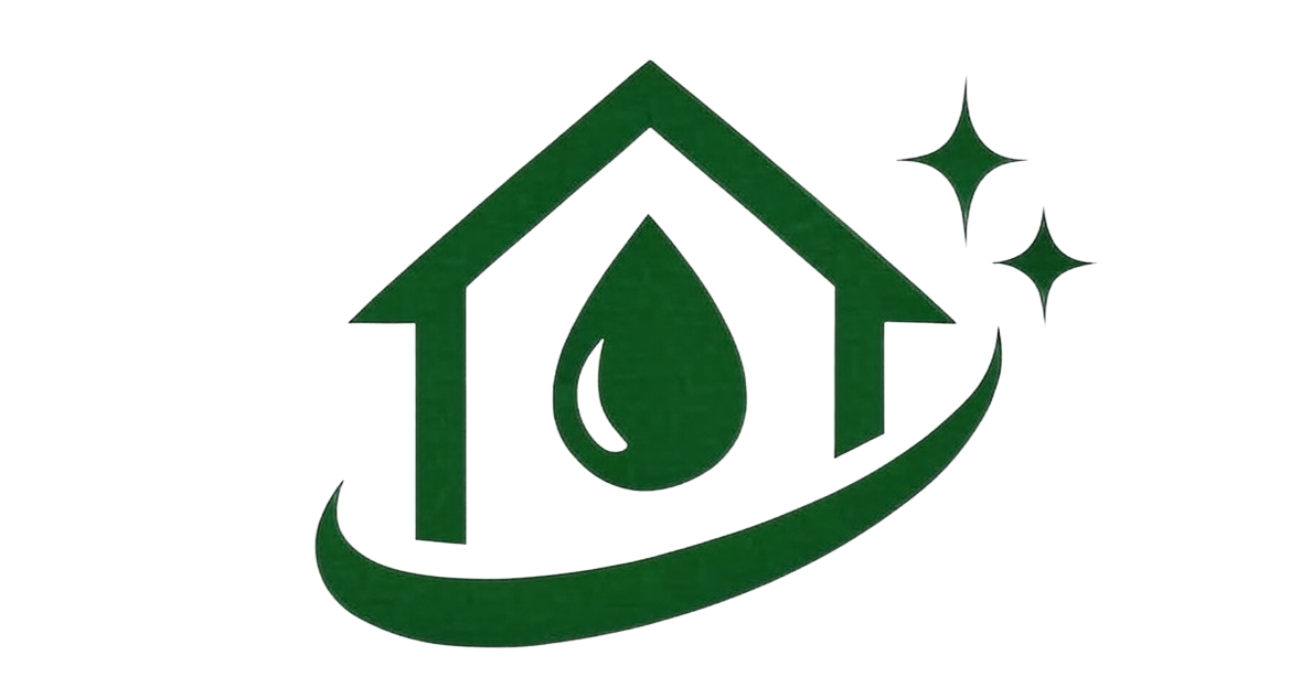 Pro-Clean Logo: Haus mit Wassertropfen